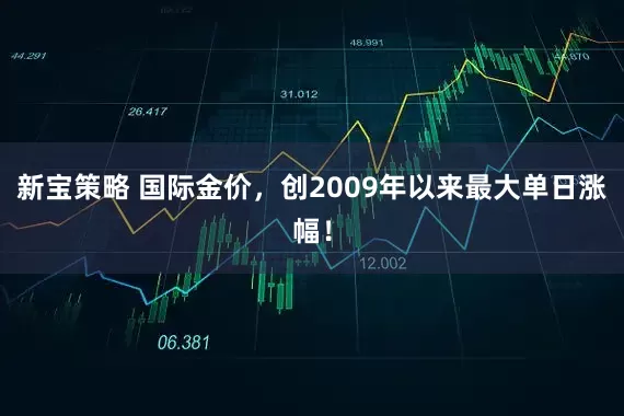 新宝策略 国际金价，创2009年以来最大单日涨幅！